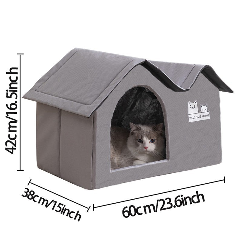 Casa de ar condicionado aconchegante para gatos, verão, ferramenta de resfriamen