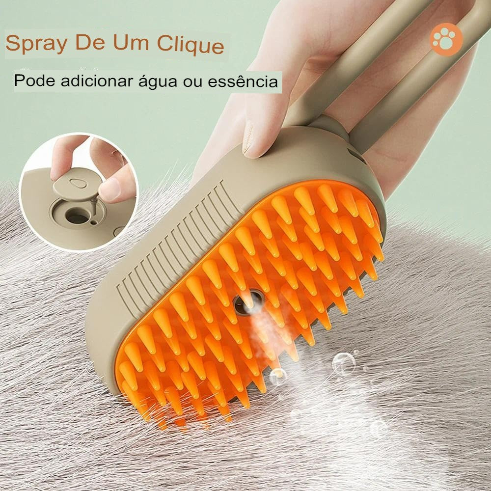 3 Em 1 Escova A Vapor Para Gato/Cachorro Pente de massagem para remoção de pêlos