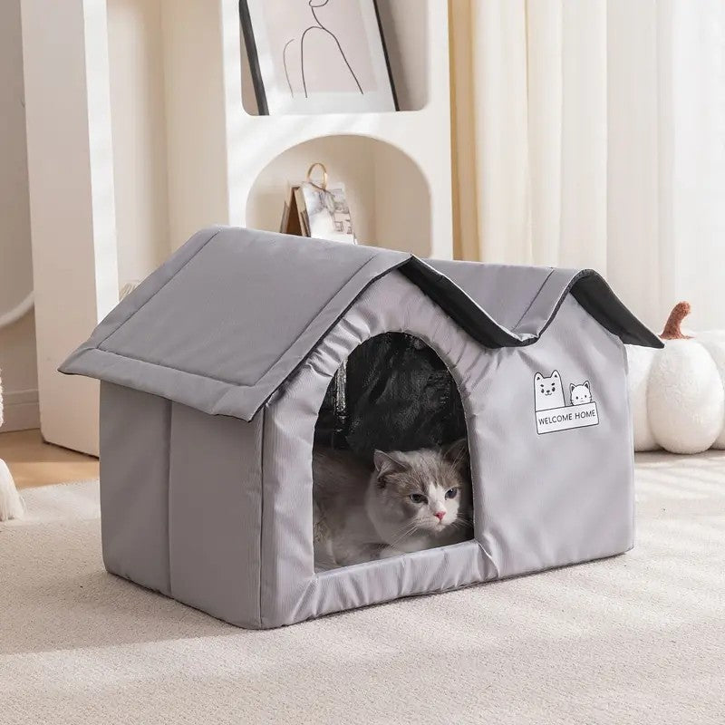Casa de ar condicionado aconchegante para gatos, verão, ferramenta de resfriamen