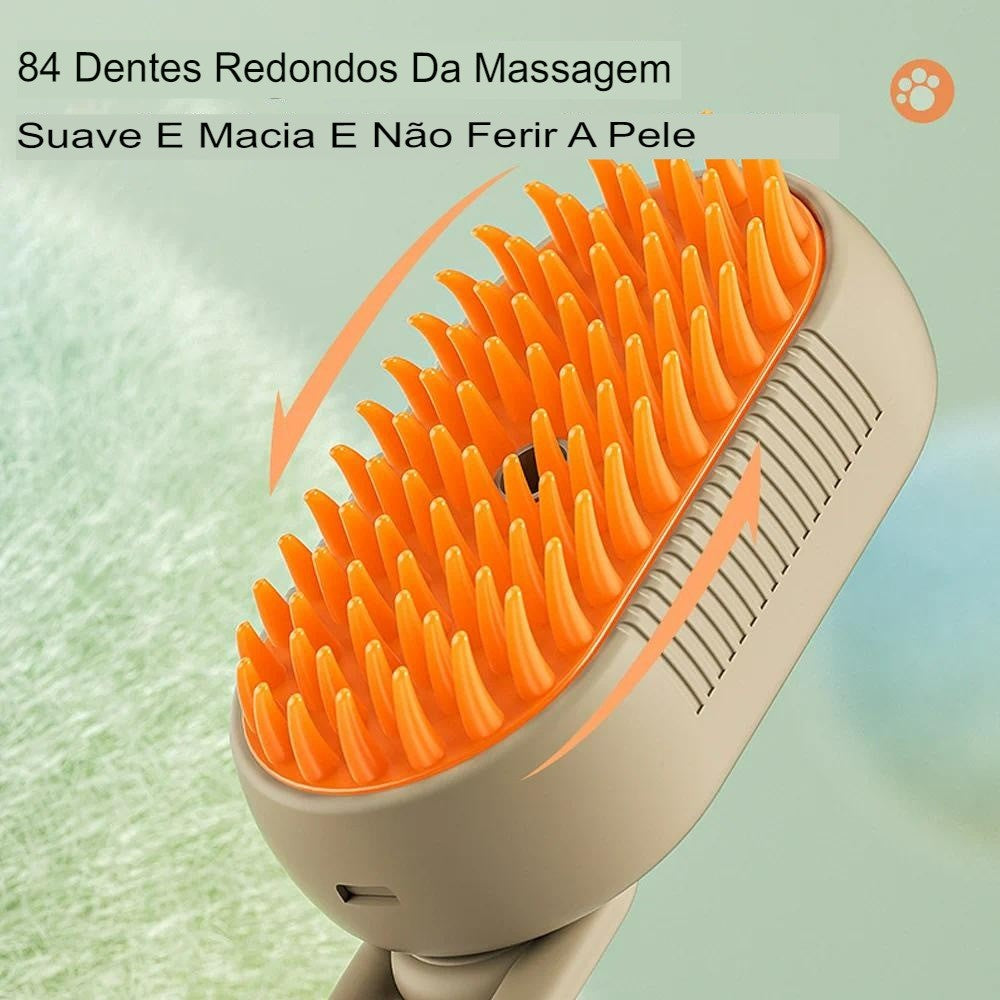3 Em 1 Escova A Vapor Para Gato/Cachorro Pente de massagem para remoção de pêlos