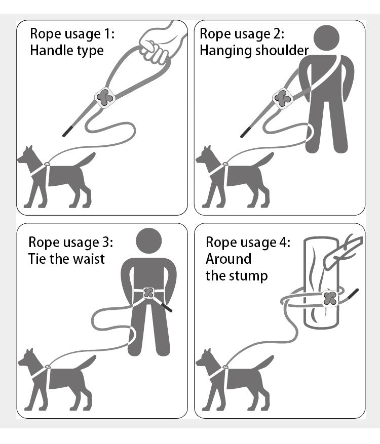 Conjunto de Coleira e Arnês para Cães Pequenos e Médios, Ajustável, Refletivo, C