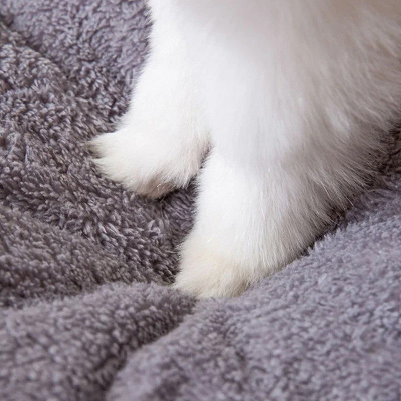 Cama/Casinha Dobrável para Cães e Gatos Pequenos e Médios, Cama Quente de Invern
