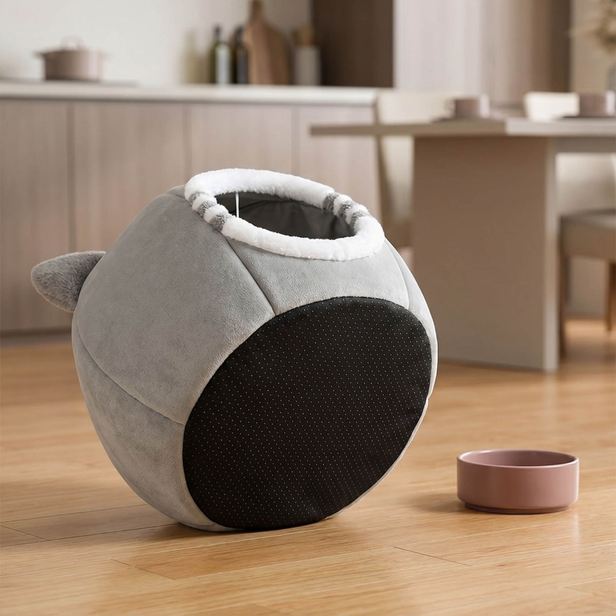 Cama Toca para Gatos com Colchão Macio para Sono Profundo, Produtos para Animais